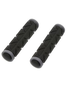 M.T.B Grips 7/8 long 122mm Triangle Black/Grey.